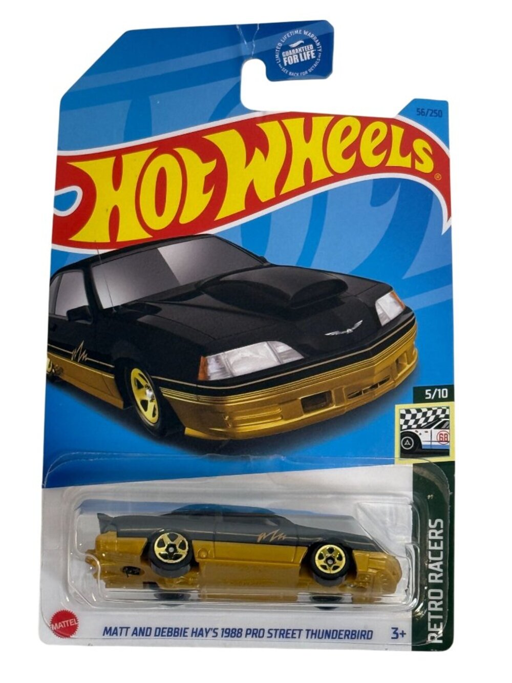 Hot Wheels Matt Debbie Hays 1988 Pro Street Thunderbird Retro Racers 5/10